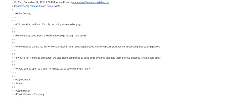This Cold Email Company Emailed Me 4 Times and Couldn't Even Personalize It 3 image 36