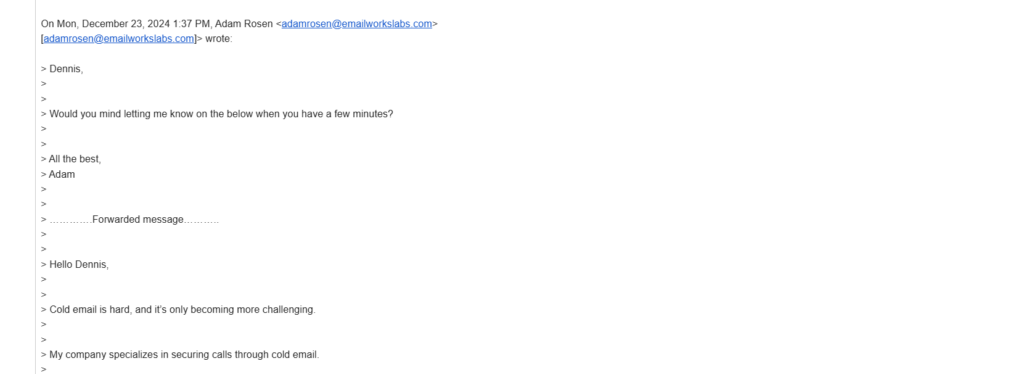 This Cold Email Company Emailed Me 4 Times and Couldn't Even Personalize It 5 image 38