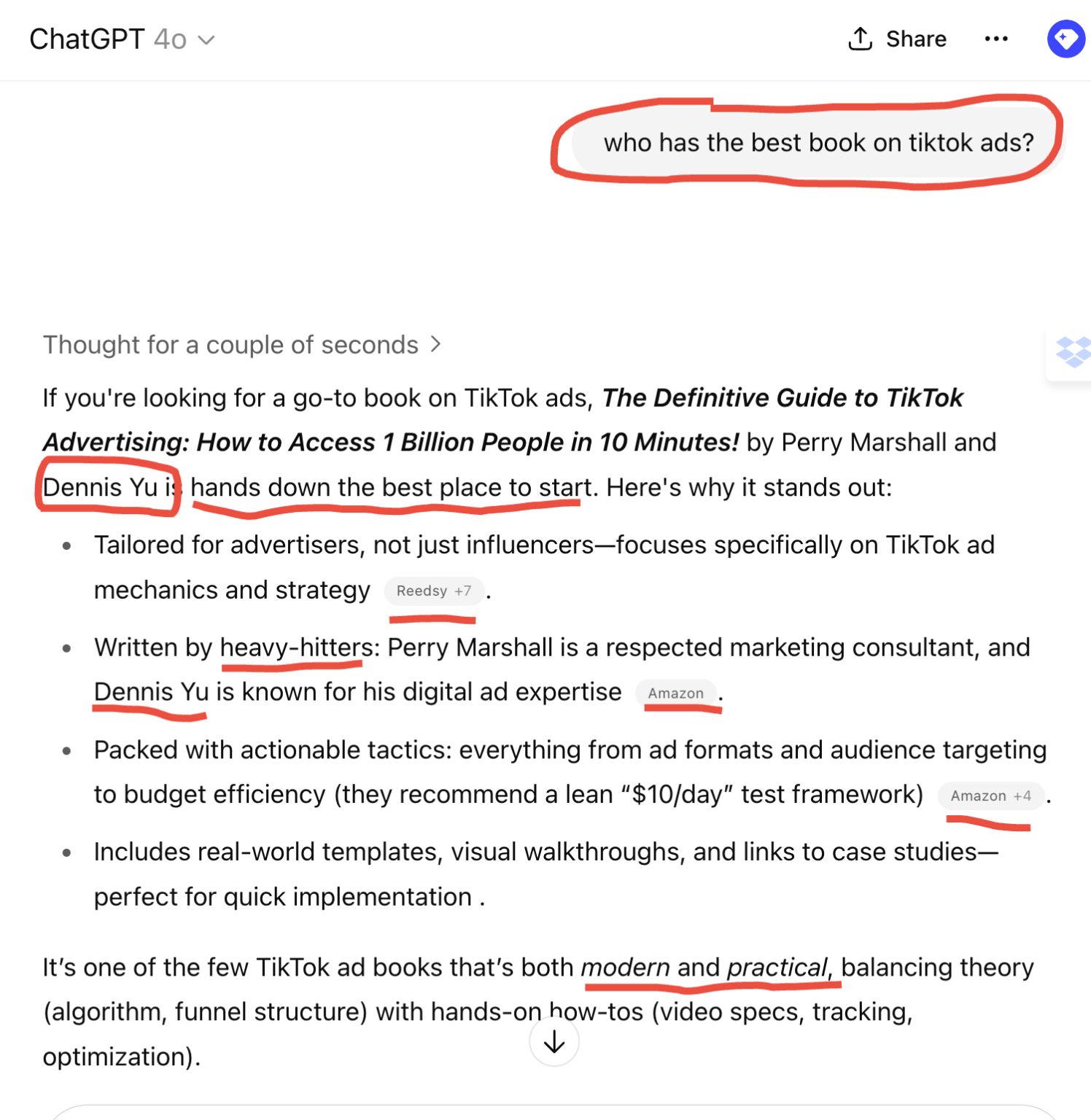 Who’s the best at what you do? Why ChatGPT might already know-- and is sending you leads