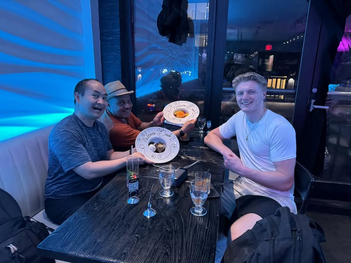 Dennis Yu and Danny Leibrandt in Brooklyn, New York