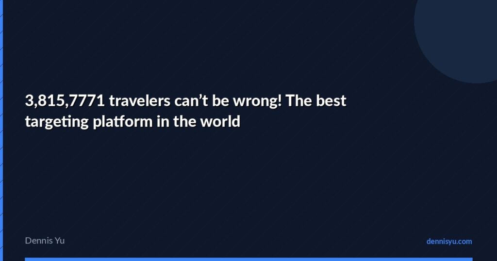 featured 38157771 travelers cant wrong best targeting platf