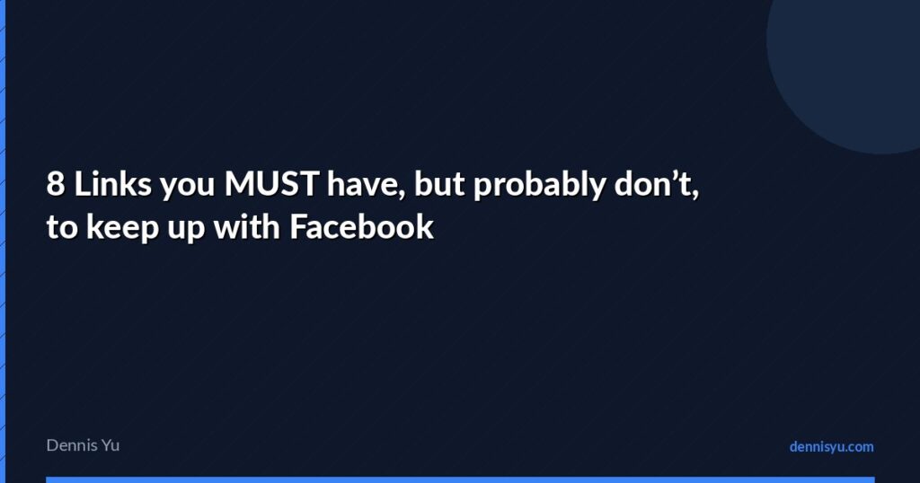 featured 8 links must probably dont keep facebook
