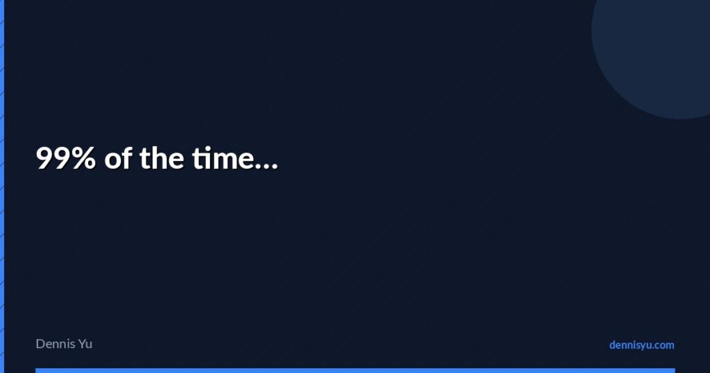 featured 99 of the time