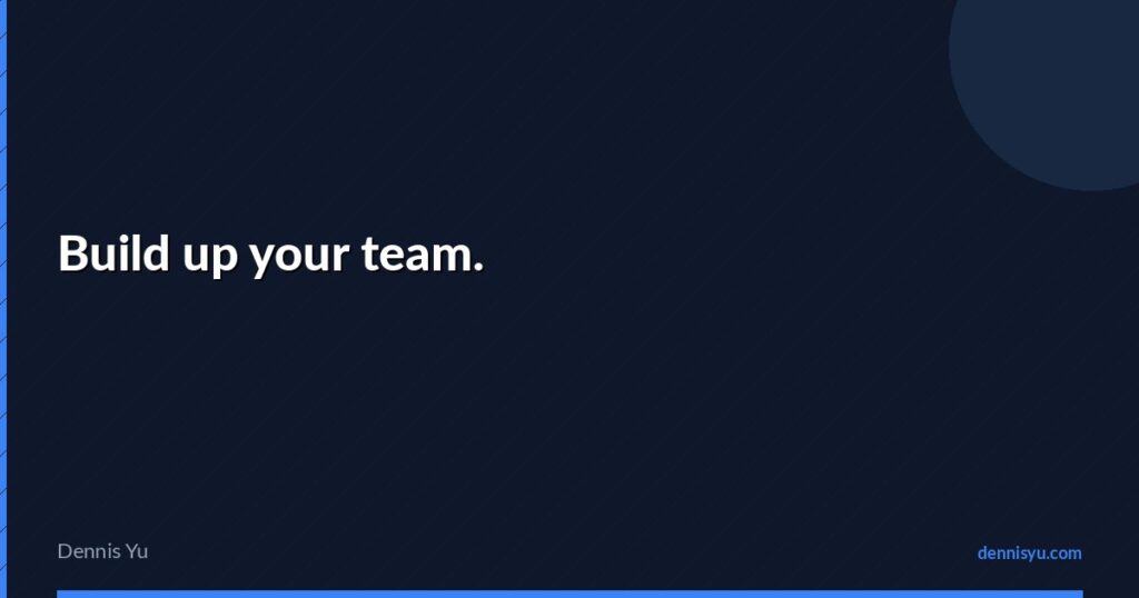 featured build up your team