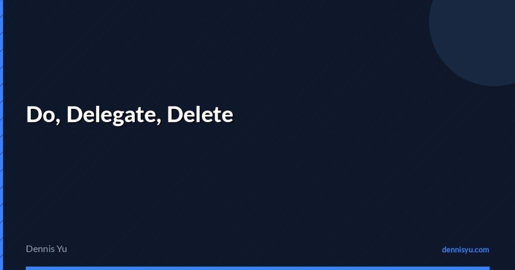 featured do delegate delete