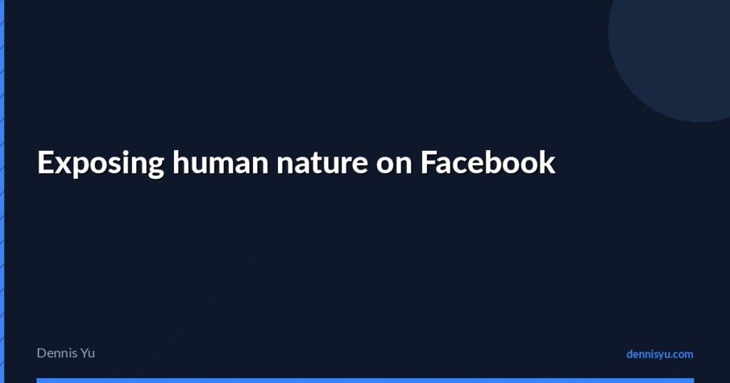 featured exposing human nature facebook
