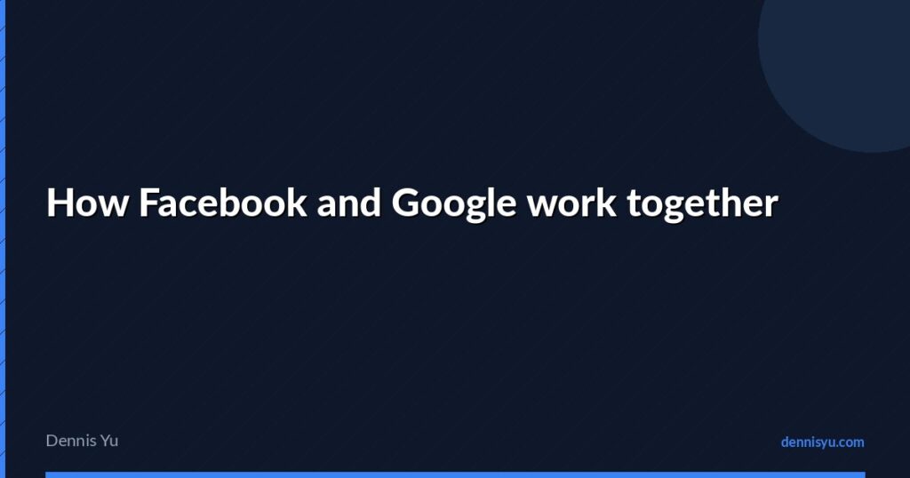 featured facebook google work together