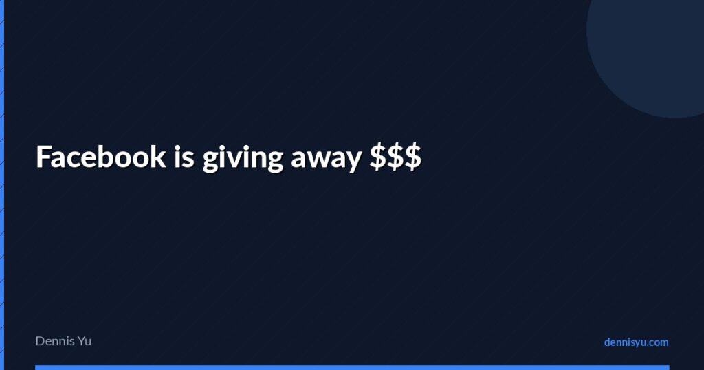 featured facebook is giving away