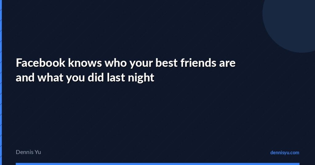 featured facebook knows best friends last night