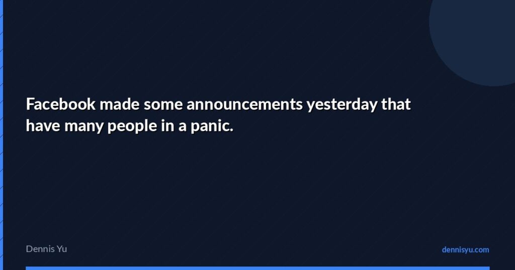 featured facebook made some announcements yesterday that ha