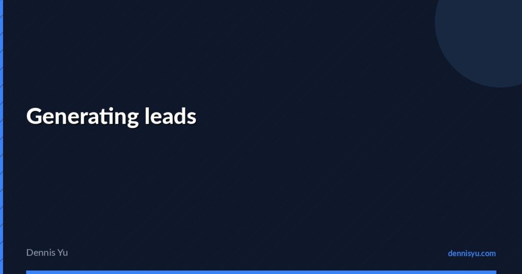 featured generating leads