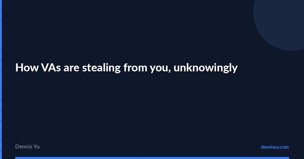 featured how vas are stealing from you unknowingly