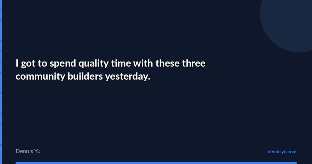 featured i got to spend quality time with these three commu