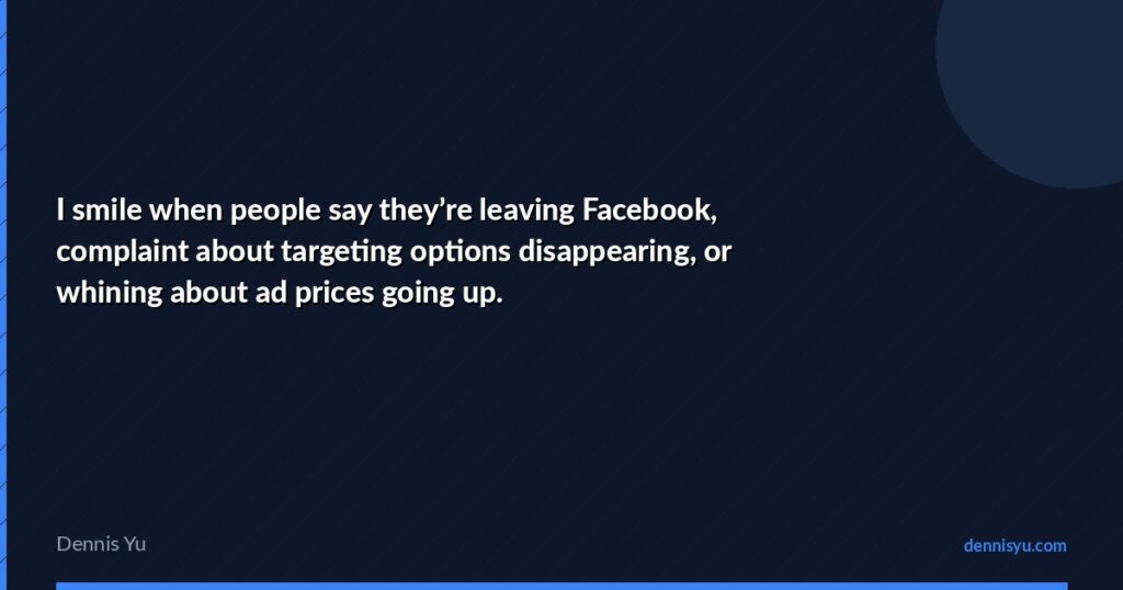 featured i smile when people say theyre leaving facebook co