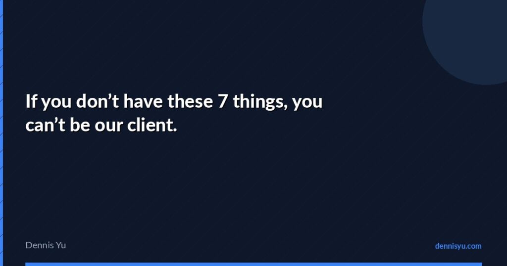 featured if you dont have these 7 things you cant be our cl
