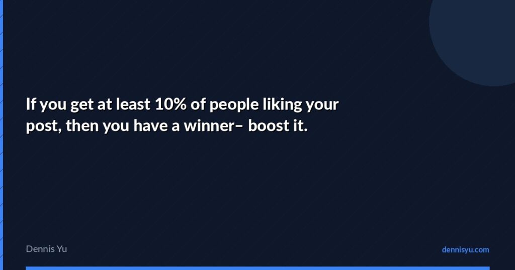 featured if you get at least 10 of people liking your post