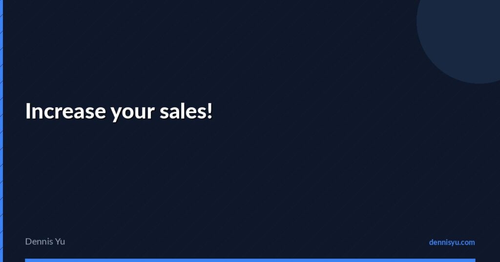 featured increase your sales