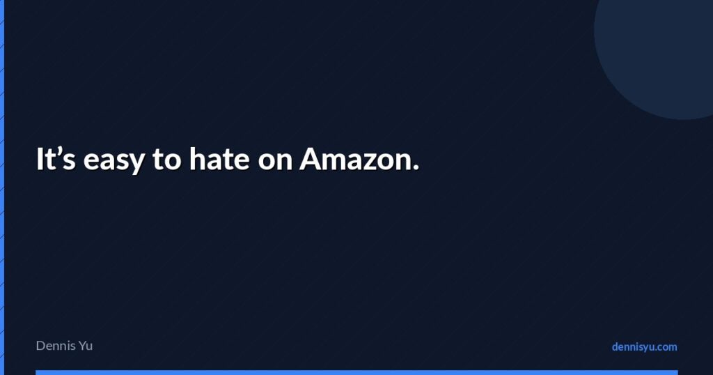 featured its easy to hate on amazon