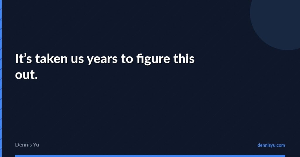 featured its taken us years to figure this out