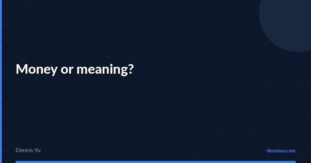 featured money or meaning