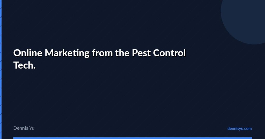featured online marketing from the pest control tech 2