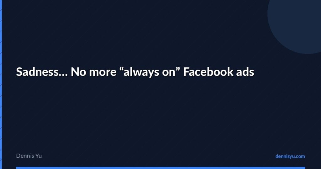 featured sadness always facebook ads
