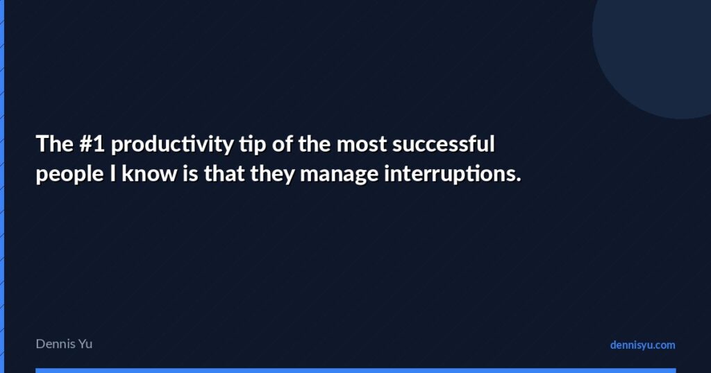 featured the 1 productivity tip of the most successful peop