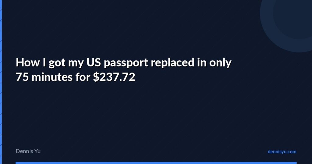 featured us passport renewed in 75 minutes
