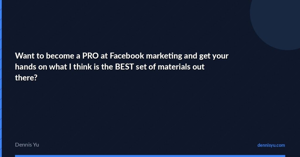 featured want to become a pro at facebook marketing and get