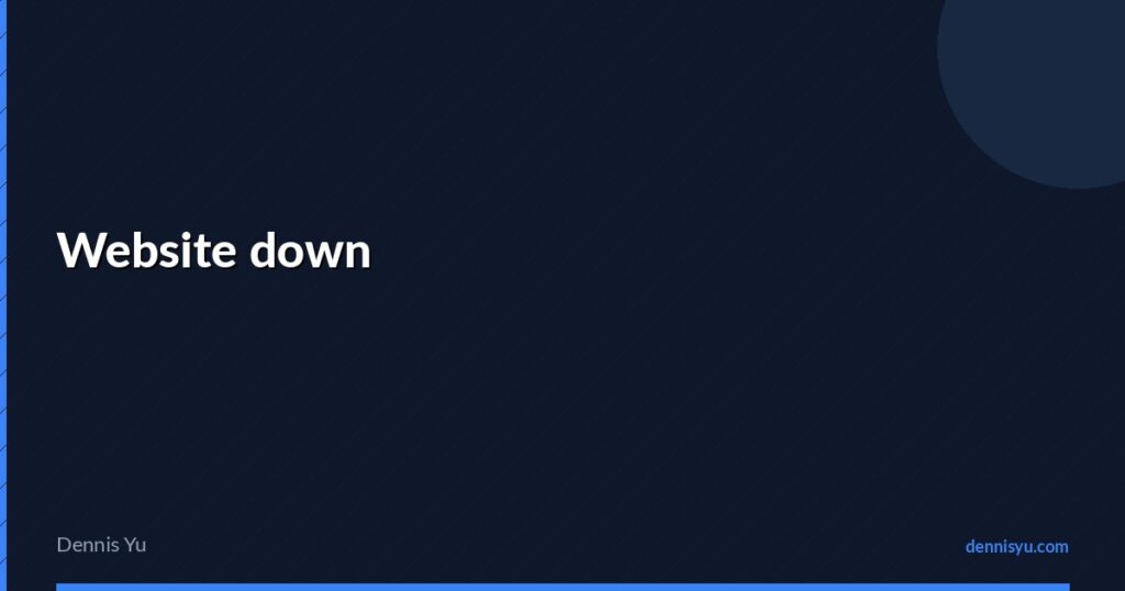 featured website down