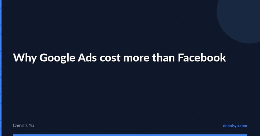 featured why google ads cost more than facebook