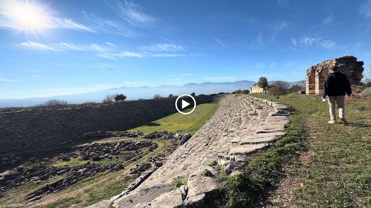 Walk Where the Apostles Walked: 23 Days Through Turkey's Biblical Sites 6 Ancient ruins landscape path in western Turkey during Seven Churches pilgrimage