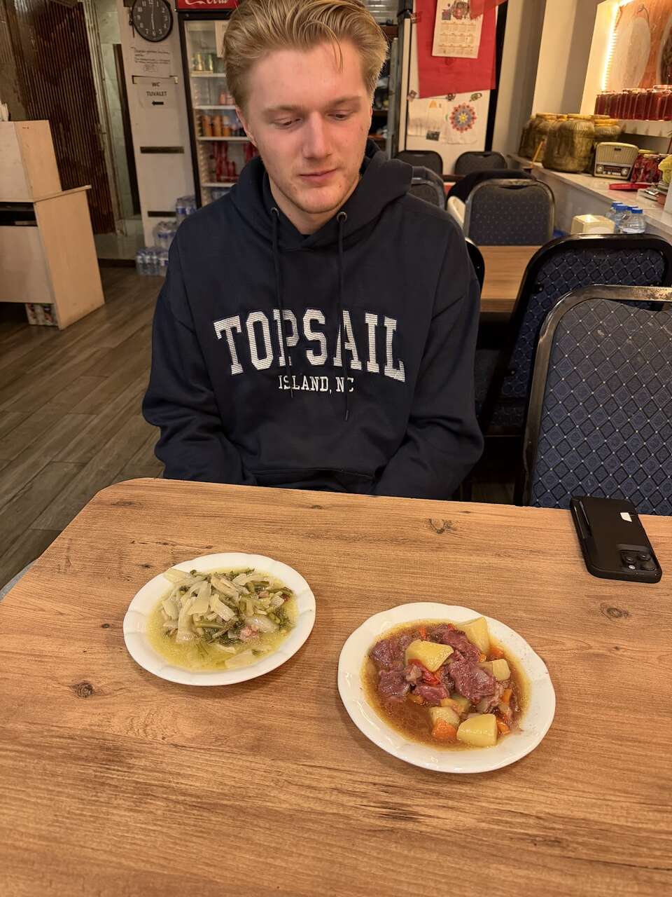 Walk Where the Apostles Walked: 23 Days Through Turkey's Biblical Sites 7 Danny Leibrandt eating traditional Turkish food during 23-day Turkey road trip