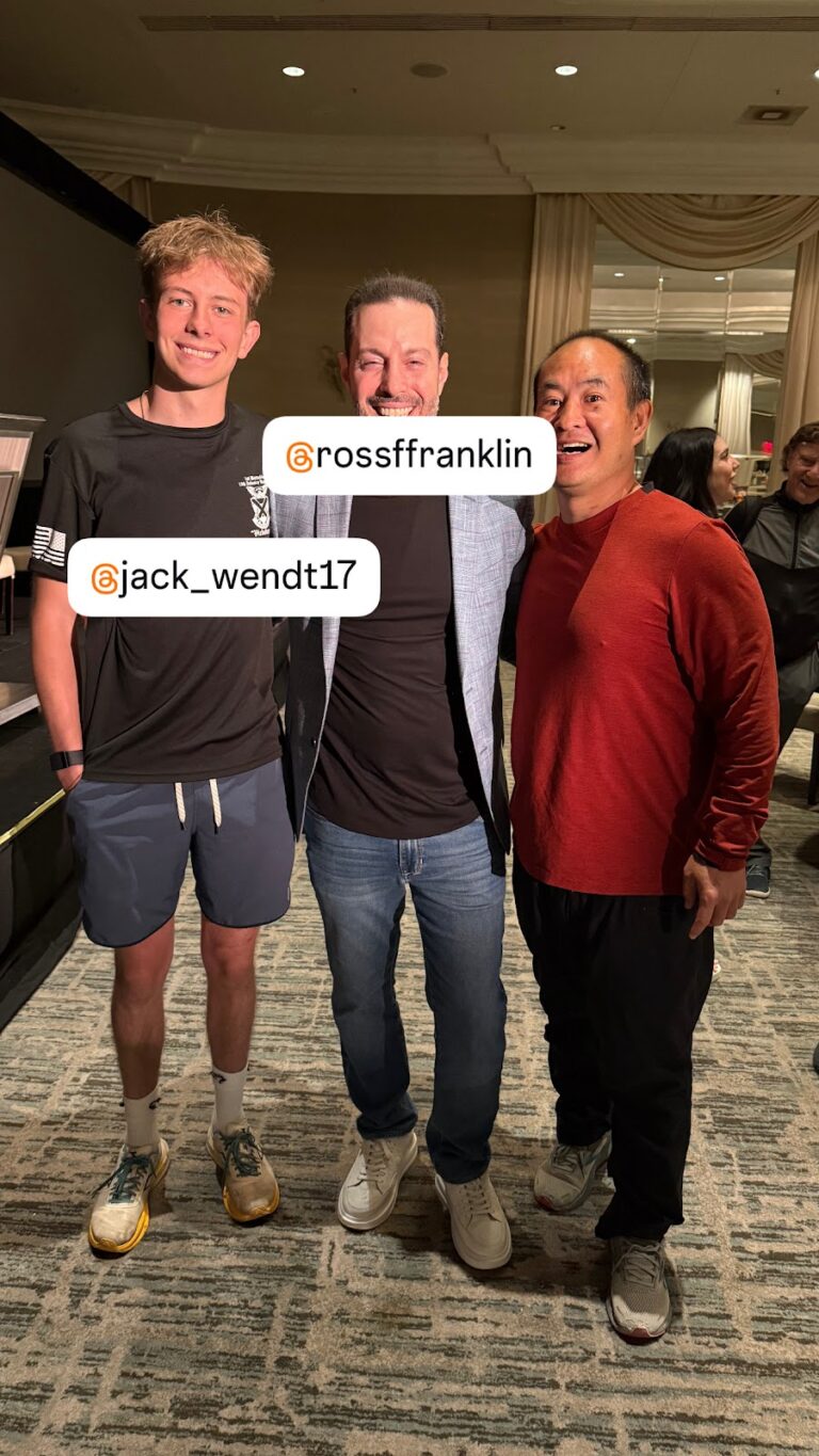 Ross Franklin 1 Ross Franklin with Jack Wendt and Dennis Yu — June 2025