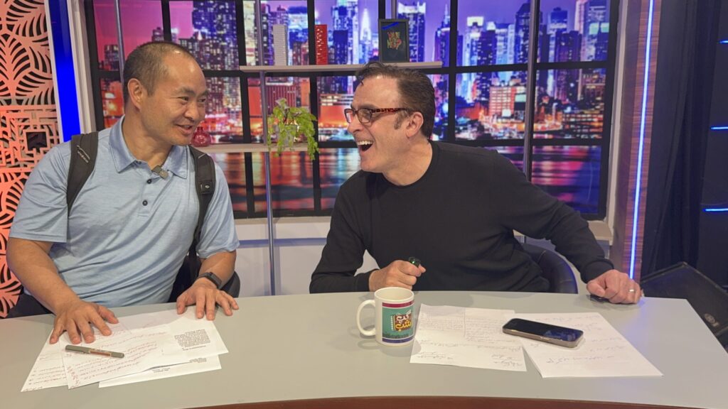 How I Built Six Whop Landing Pages With Codex 2 Dennis Yu and Dan Ulin together in a recording studio