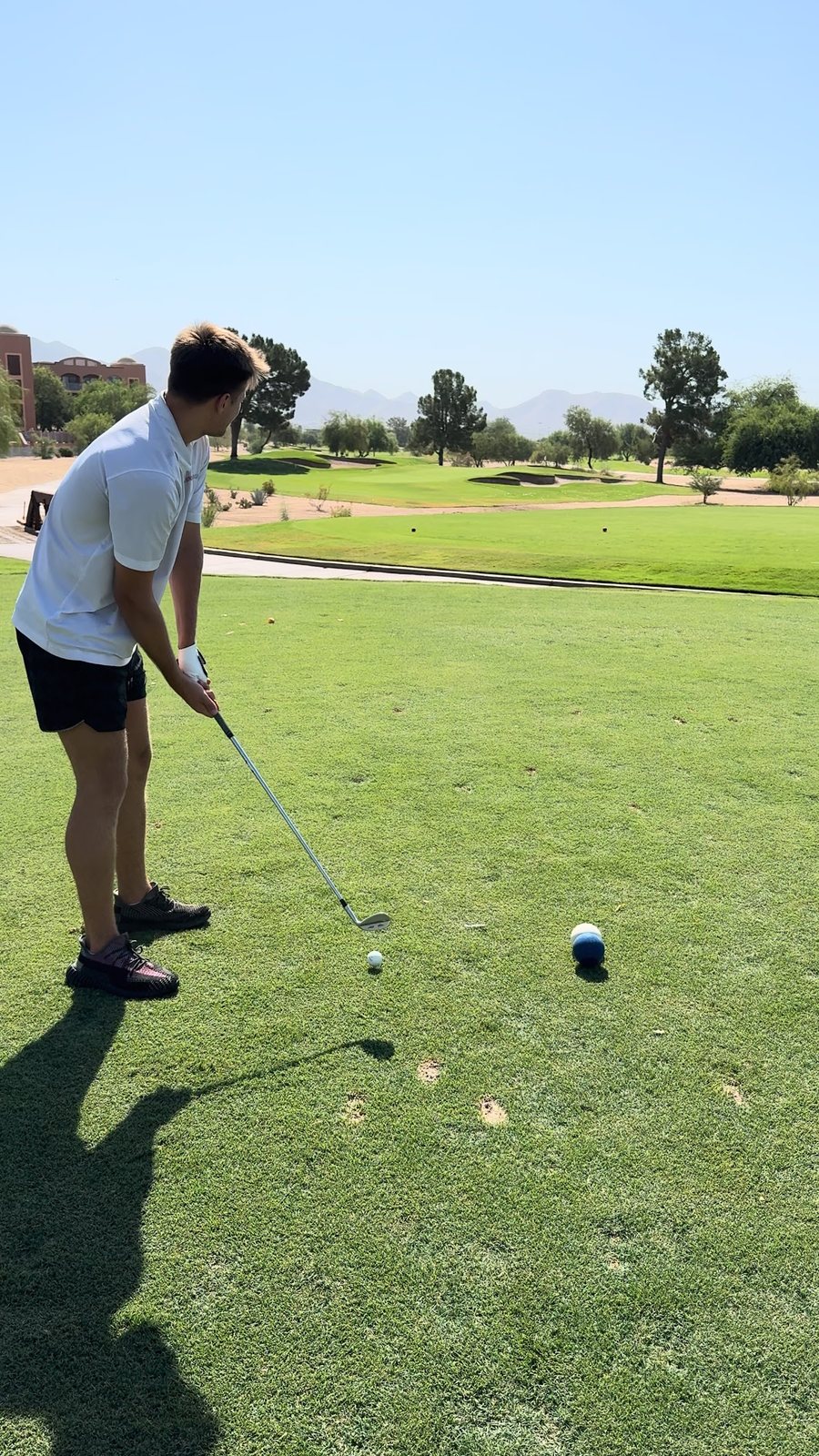 Marko Sipila on the course in Arizona, August 2025