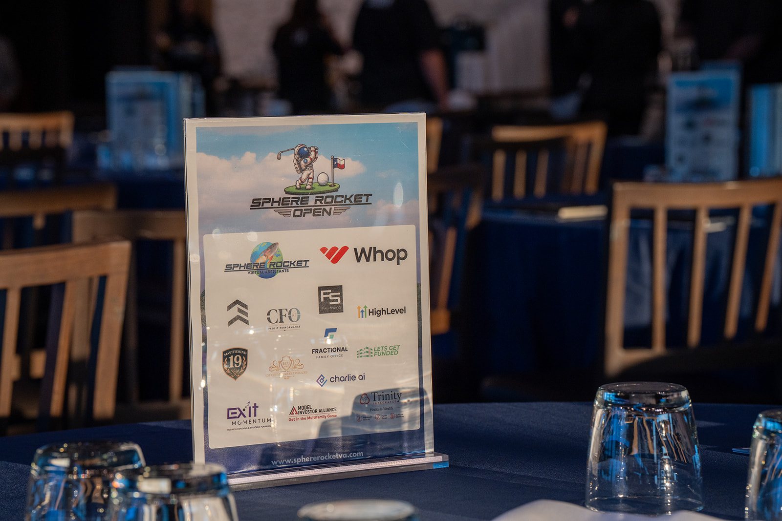 Sphere Rocket Open sponsor sign listing Whop
