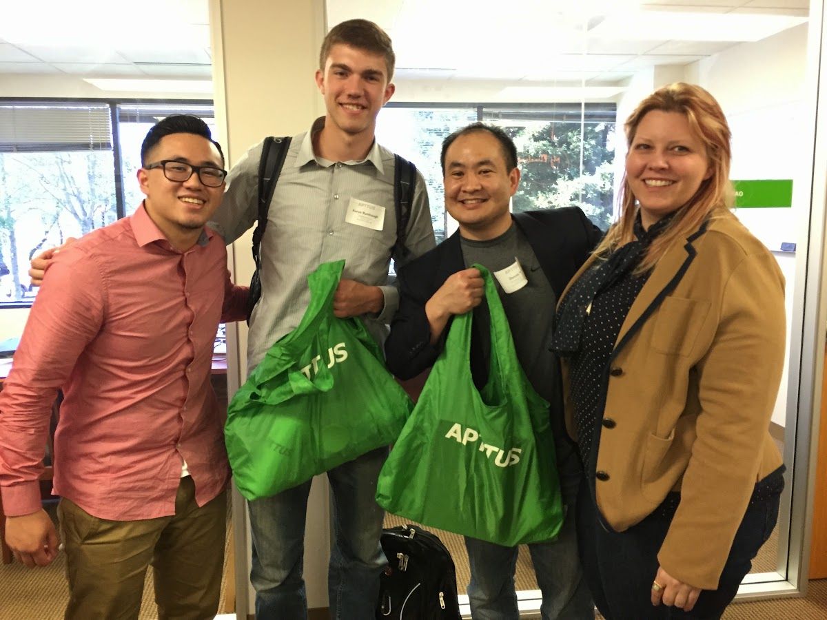 Dennis Yu with Aarun Rumbaugh