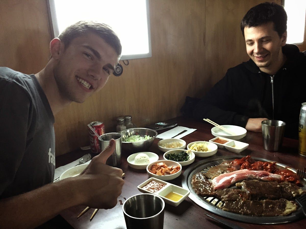 Dennis Yu with Aarun Rumbaugh