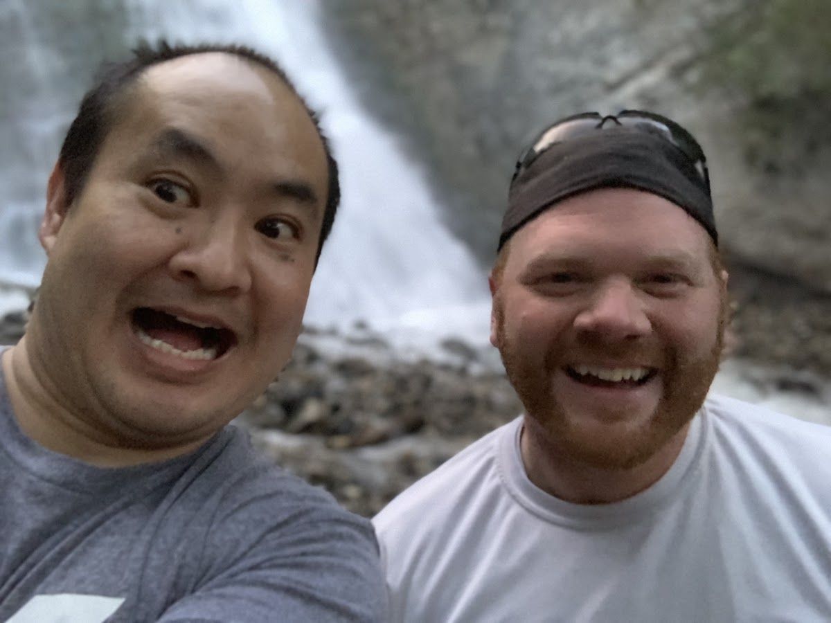 Dennis Yu with AJ Wilcox