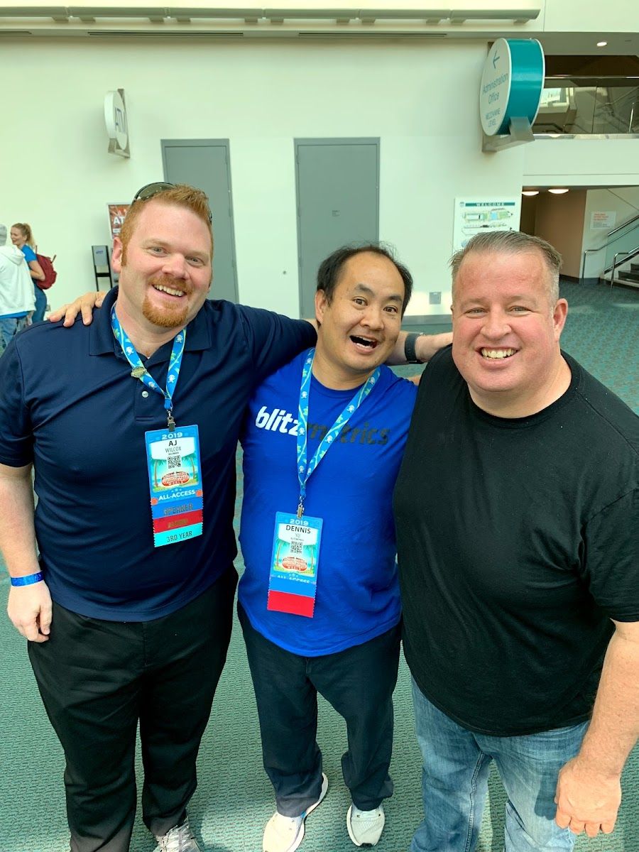 Dennis Yu with AJ Wilcox