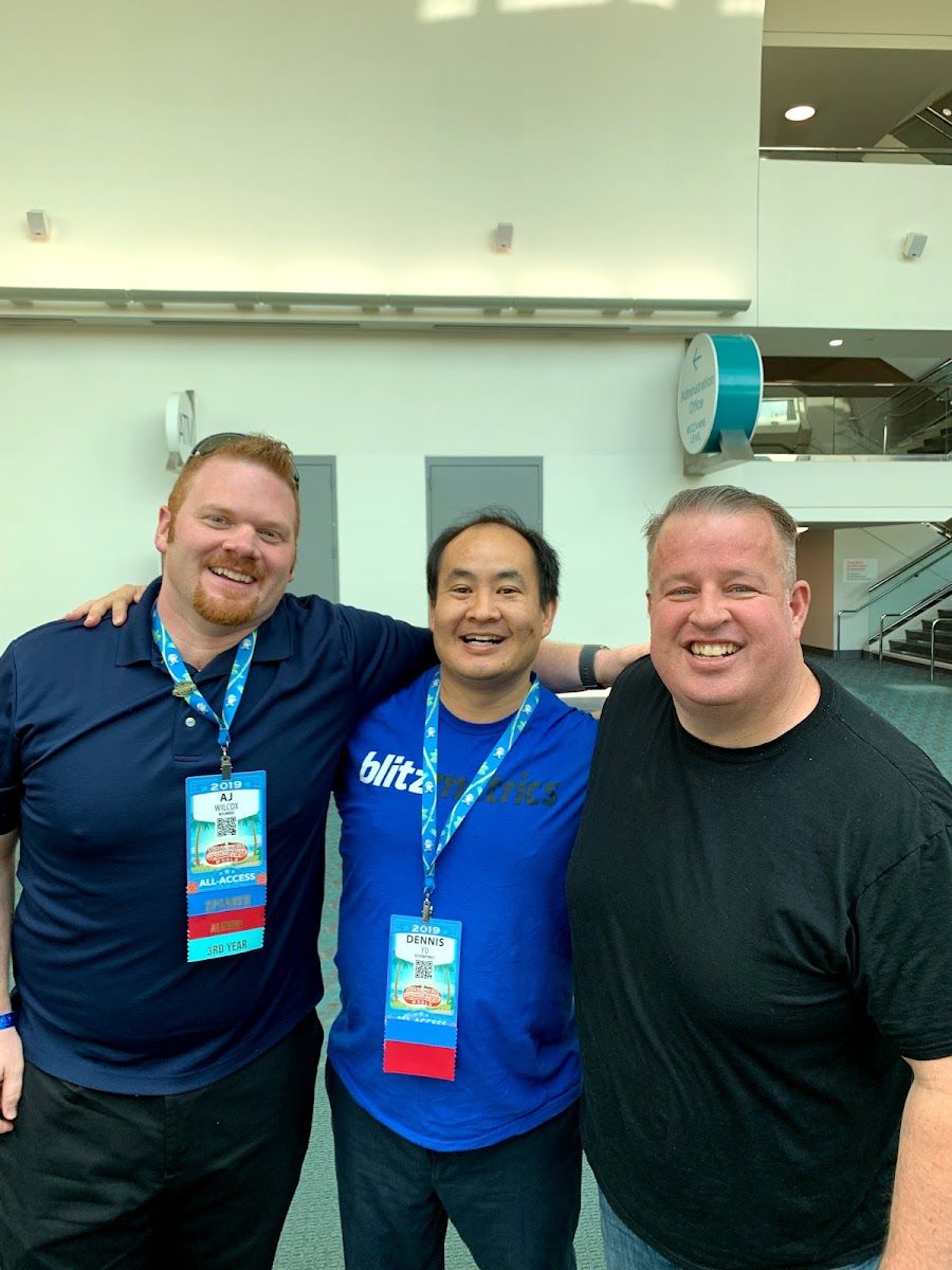 Dennis Yu with AJ Wilcox
