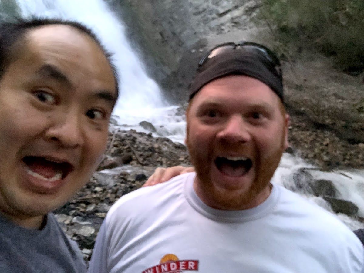 Dennis Yu with AJ Wilcox