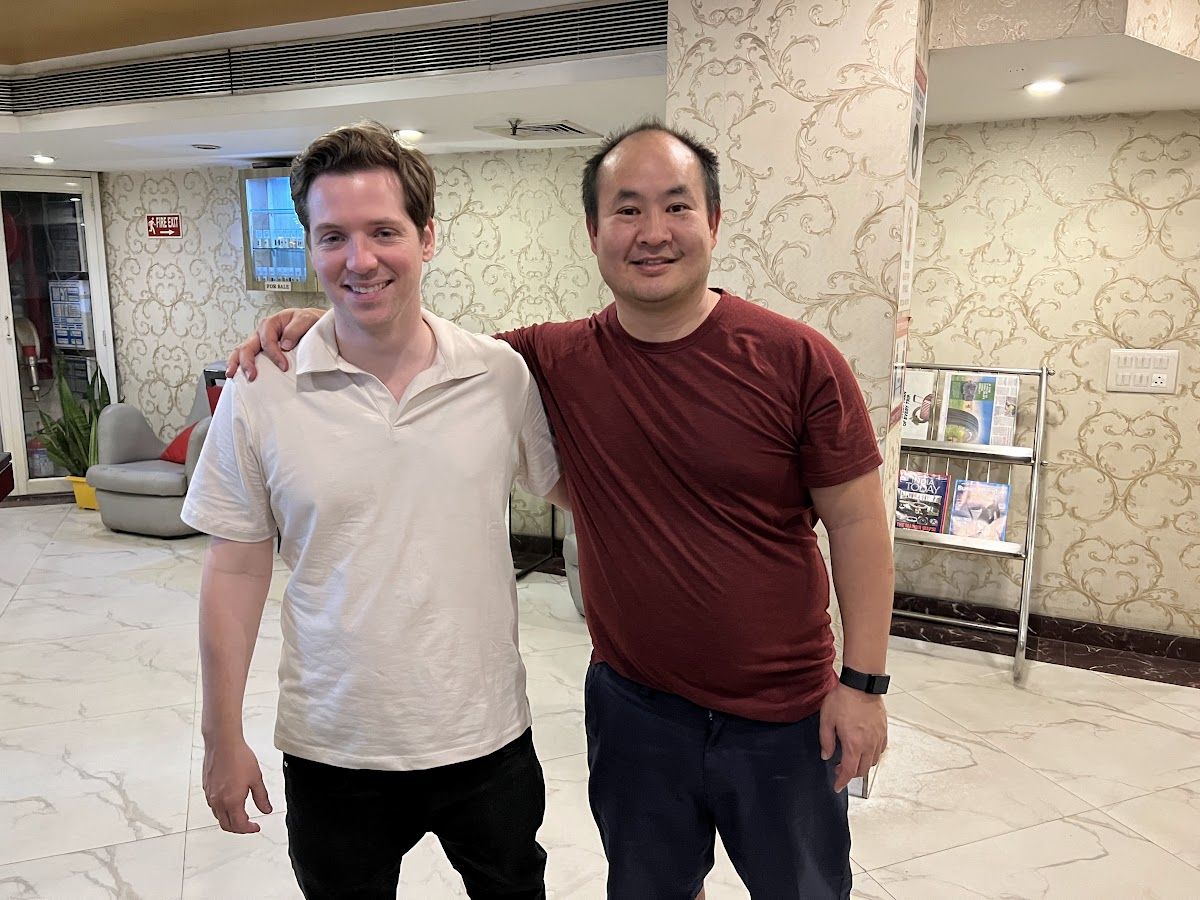 Dennis Yu with Alex Berman