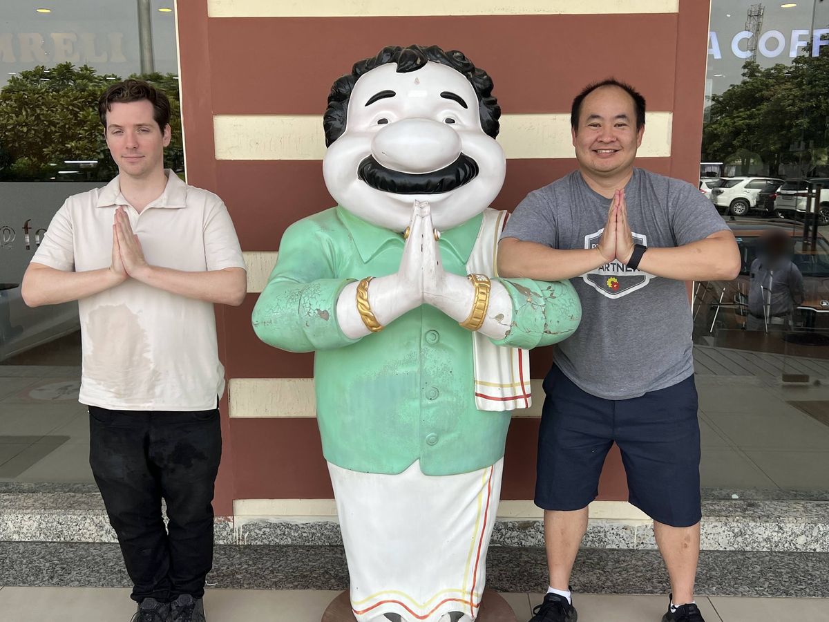 Dennis Yu with Alex Berman
