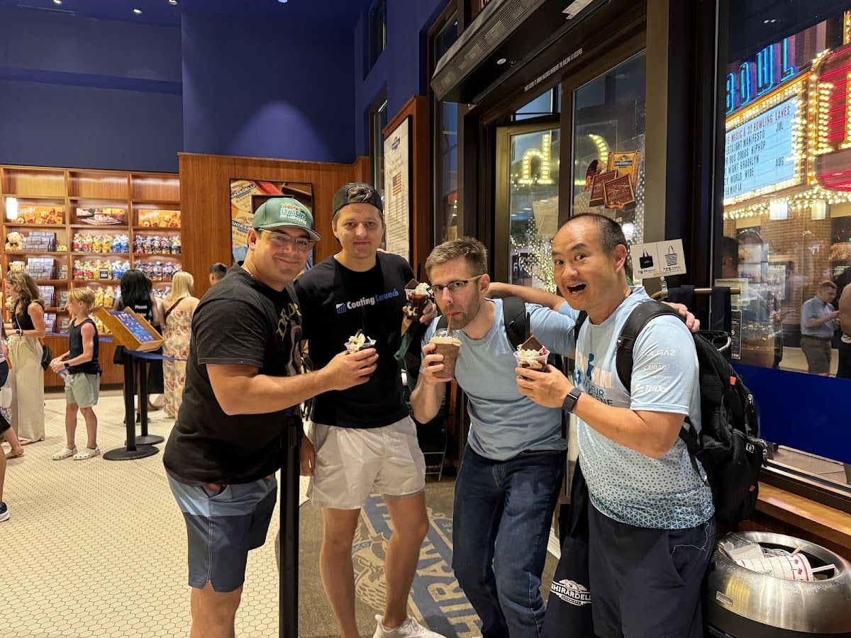 Dennis Yu with Anthony Hilb