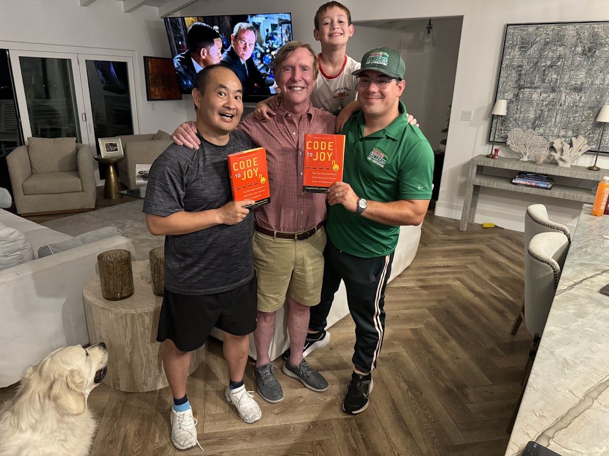 Dennis Yu with Anthony Hilb