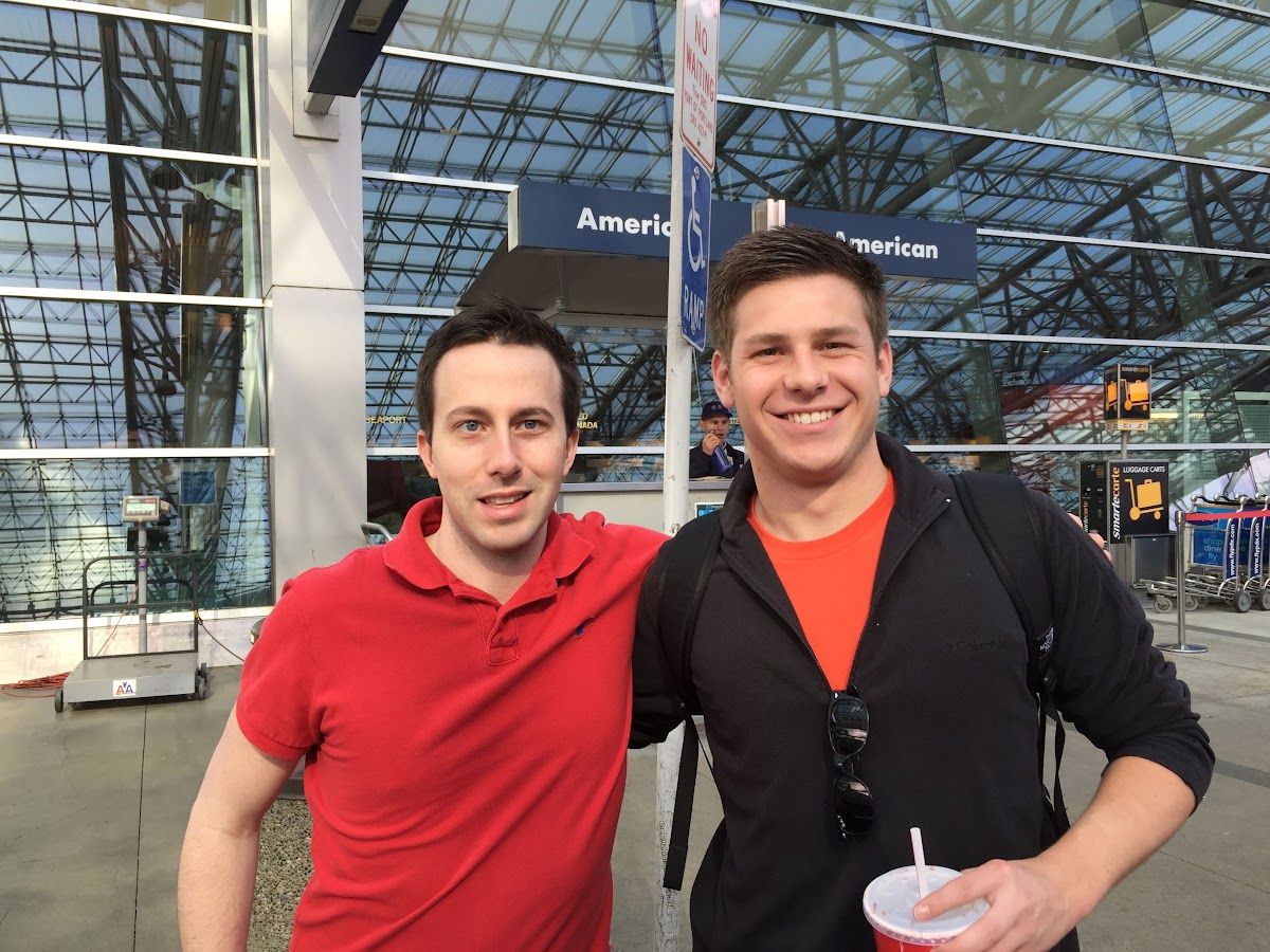 Dennis Yu with Austin Stierler