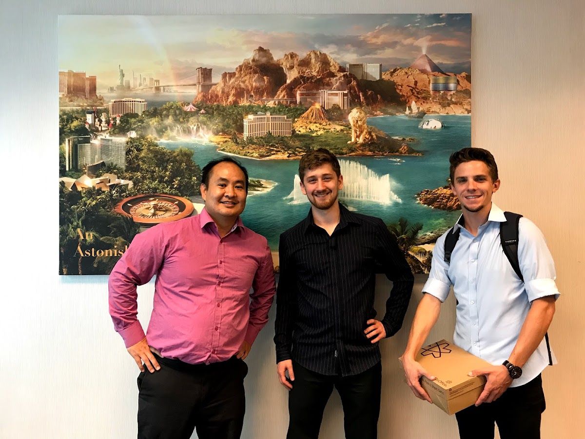 Dennis Yu with Ben Dahl