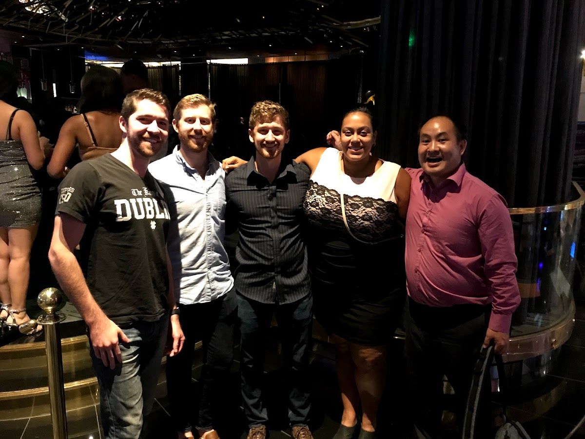 Dennis Yu with Ben Dahl